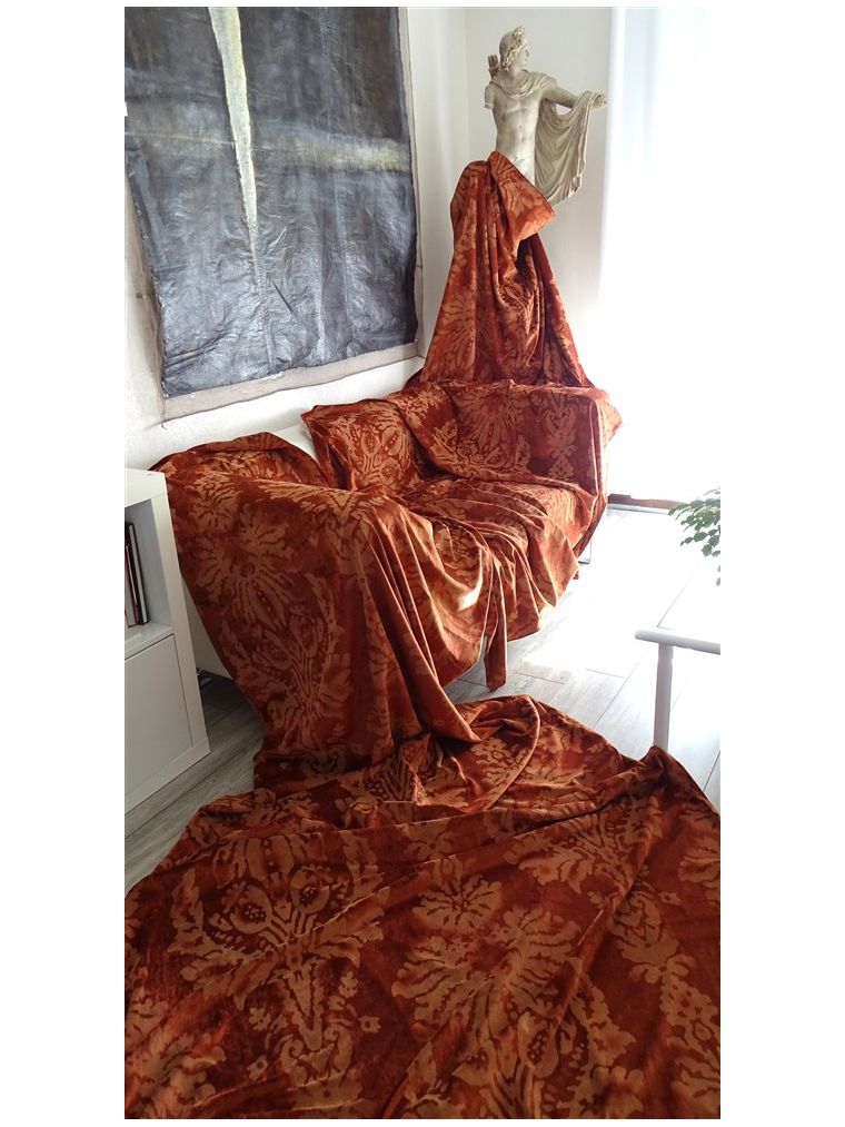 Lilijan Home & Curtain Paire de rideaux extra larges et extra longs en fausse soie Chifon et